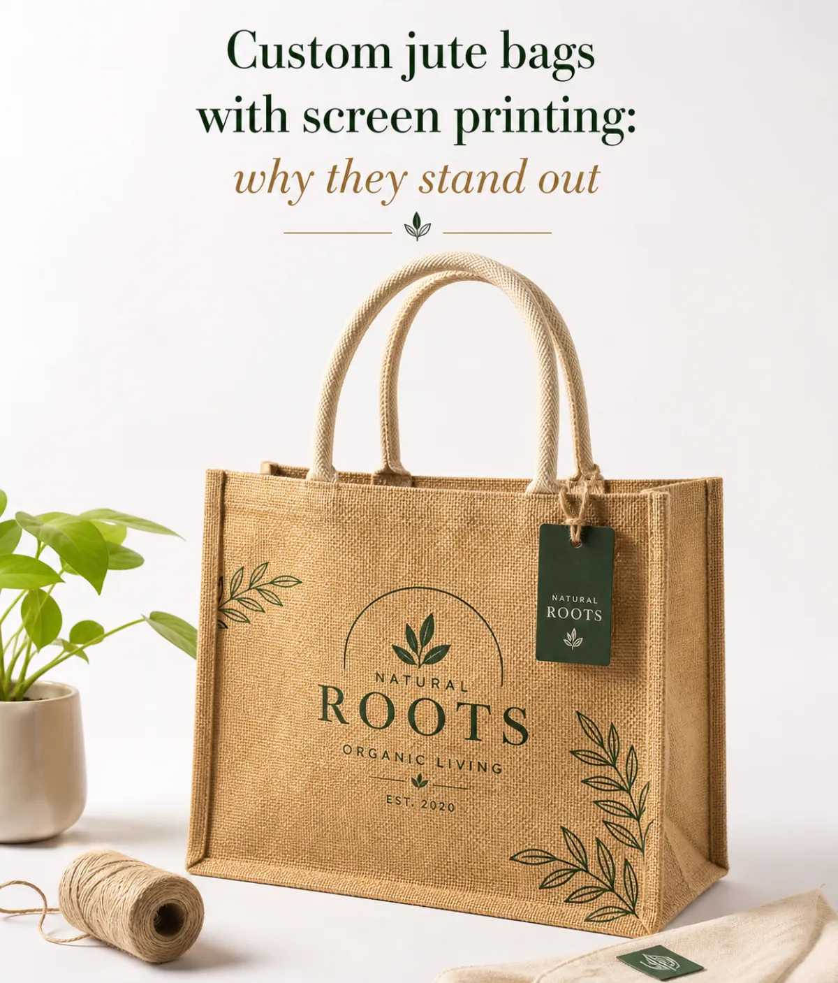 Custom Jute Bags with Screen Printing: What Matters Most