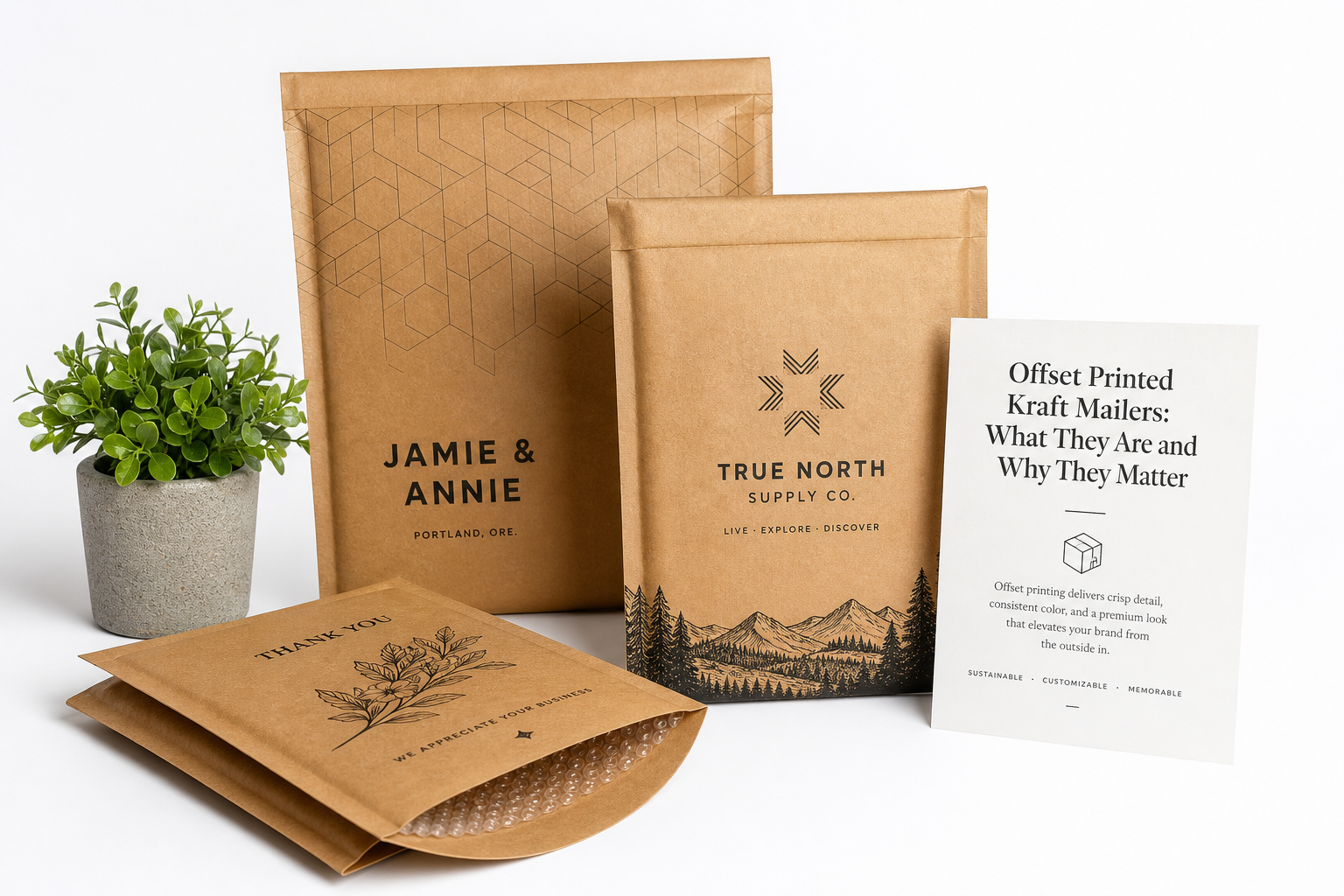 Offset Printed Kraft Mailers: Costs, Process, and Fit