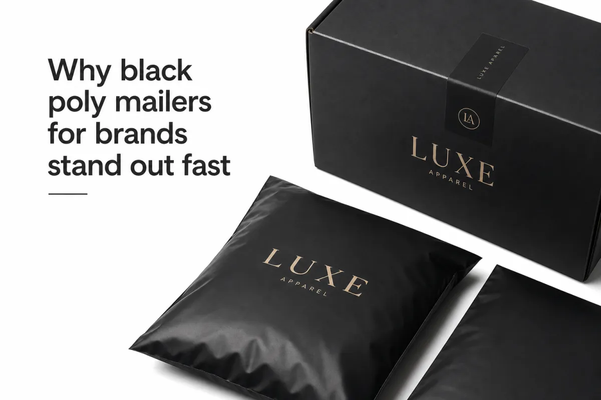 Black Poly Mailers for Brands: Film, Print, MOQ, and Carton