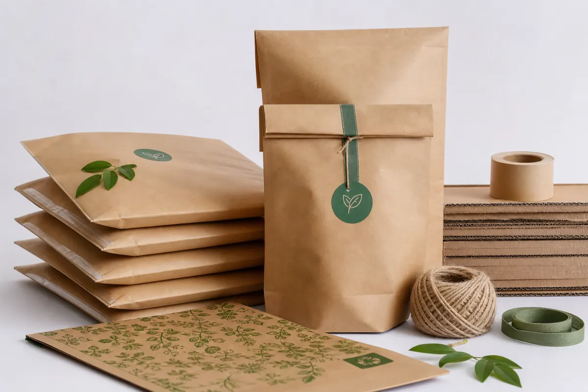 Eco Kraft Shipping Bags Supplier