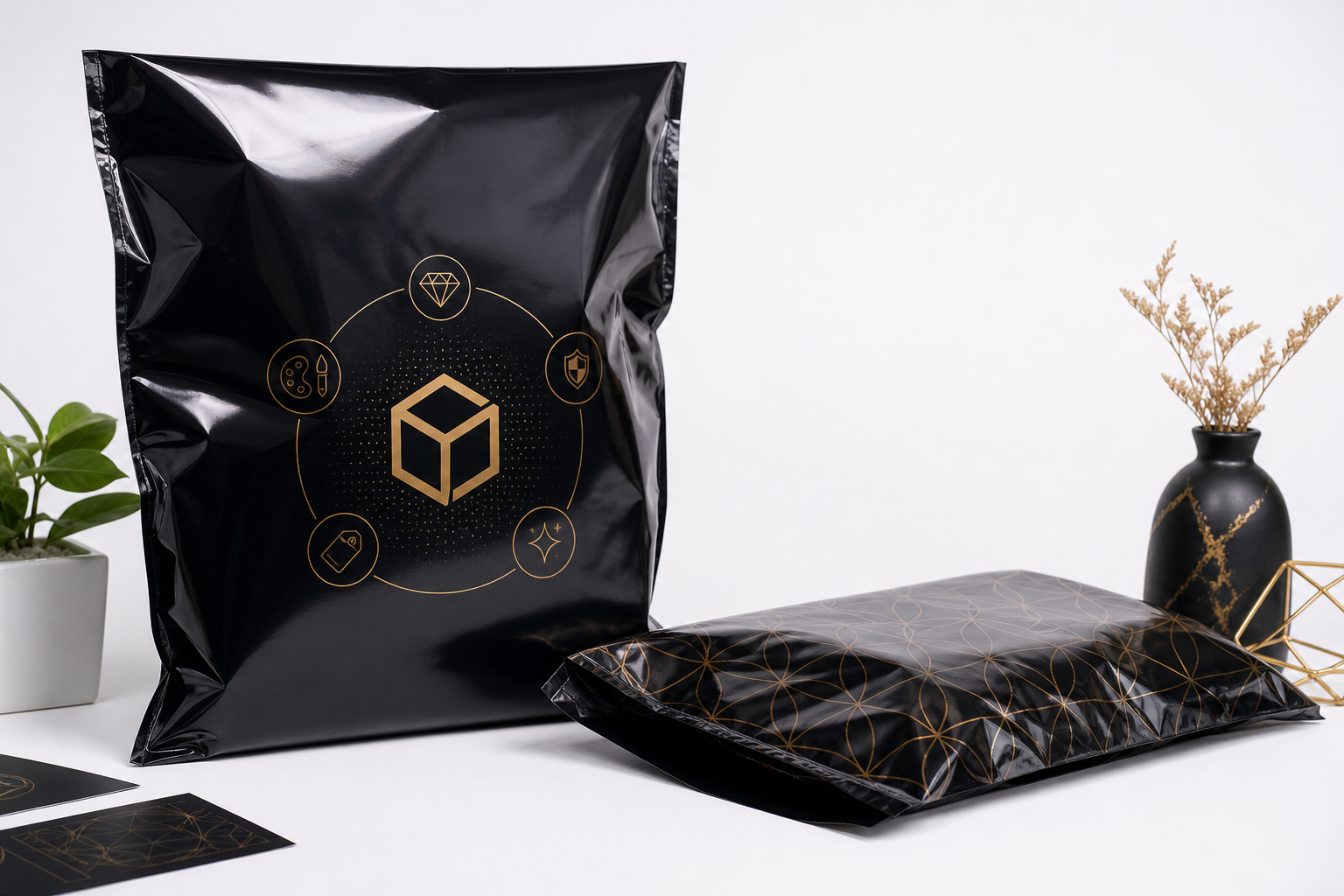 Glossy Poly Mailers for Branding: Film, Print, MOQ, and Carton Packing