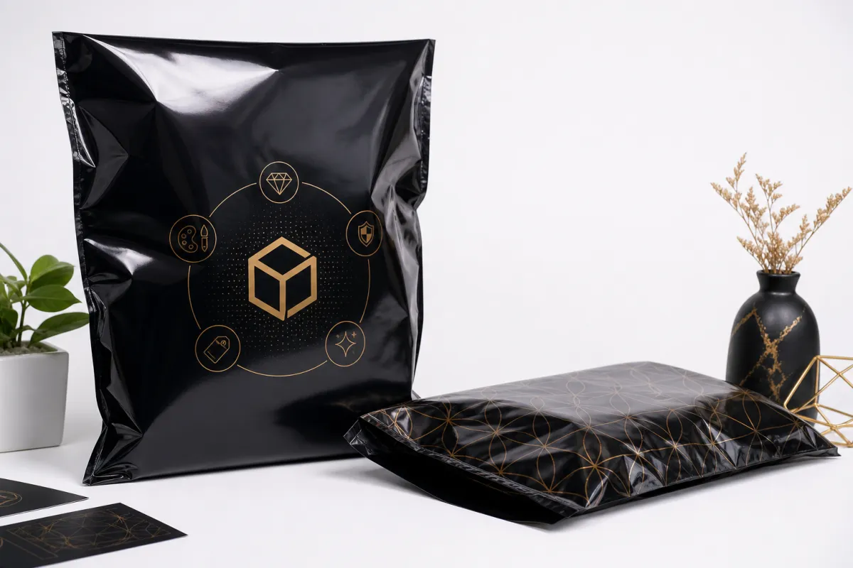 Glossy Poly Mailers for Branding