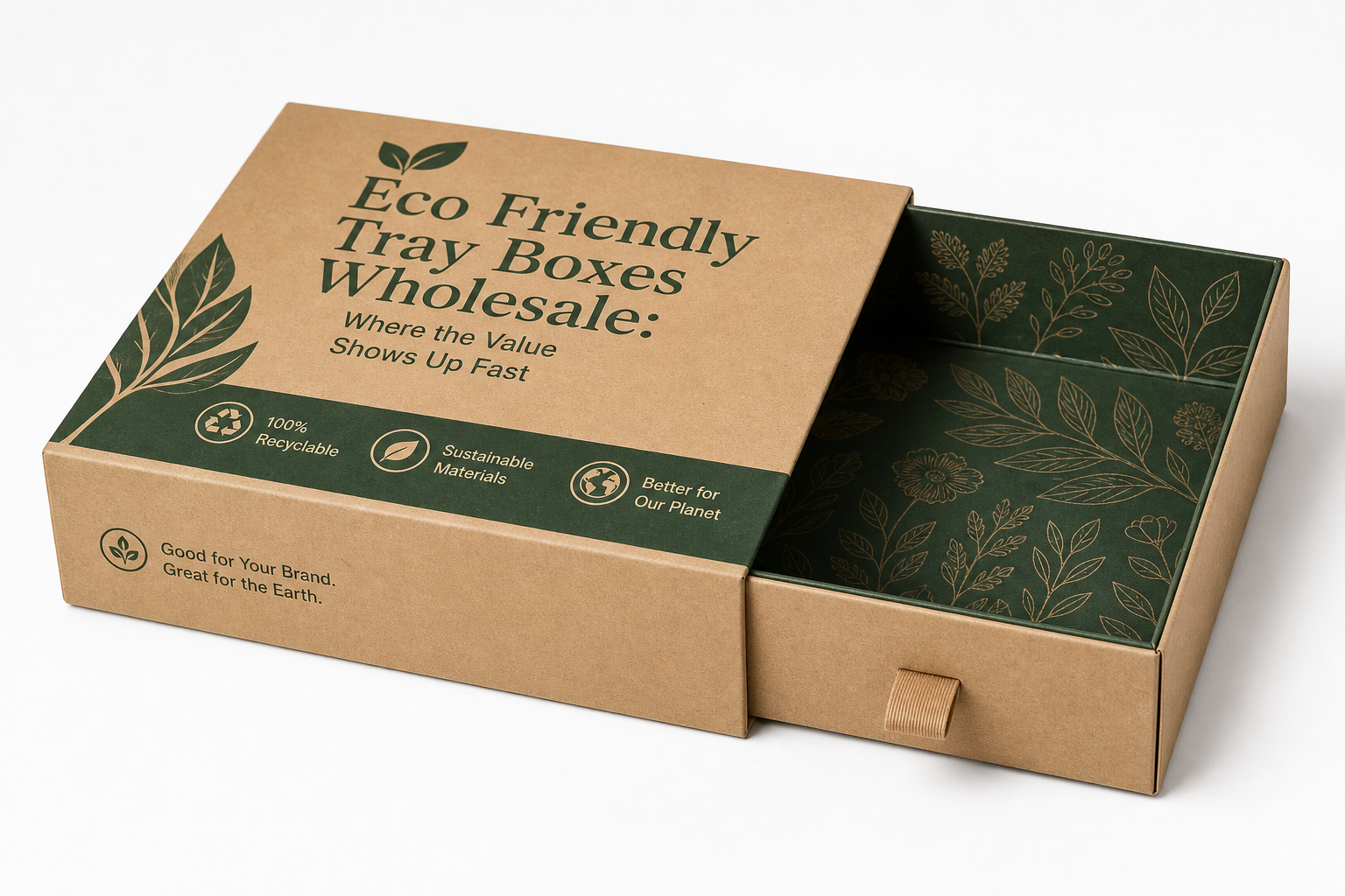 Eco Friendly Tray Boxes Wholesale: Pricing & Specs