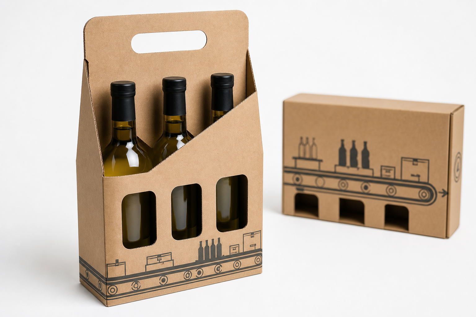 Custom Bottle Carrier Cartons Order: Specs & Pricing