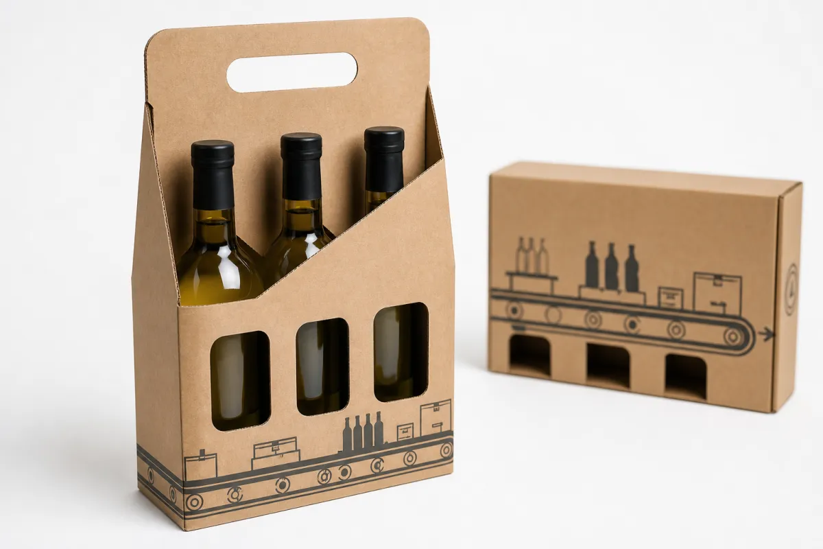 Custom Bottle Carrier Cartons Order: Specs & Pricing