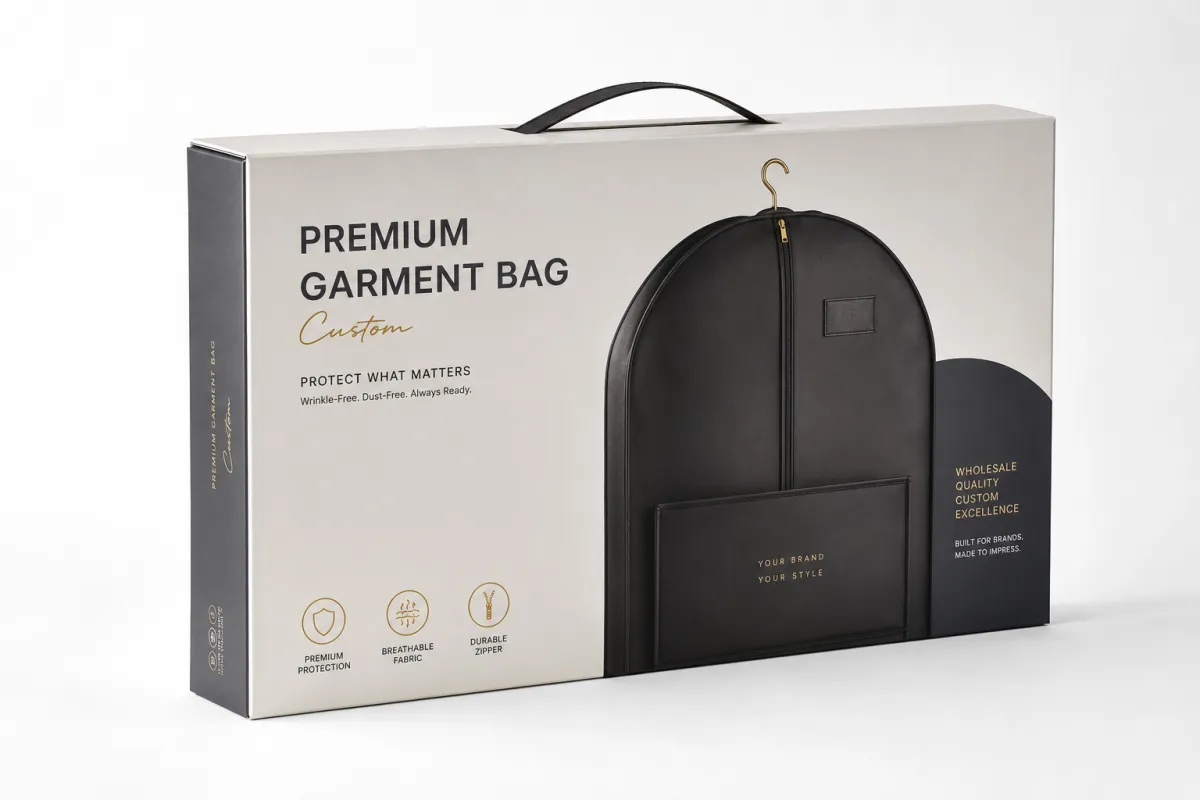 Custom Garment Bags Wholesale: Film, Print, MOQ, and Carton
