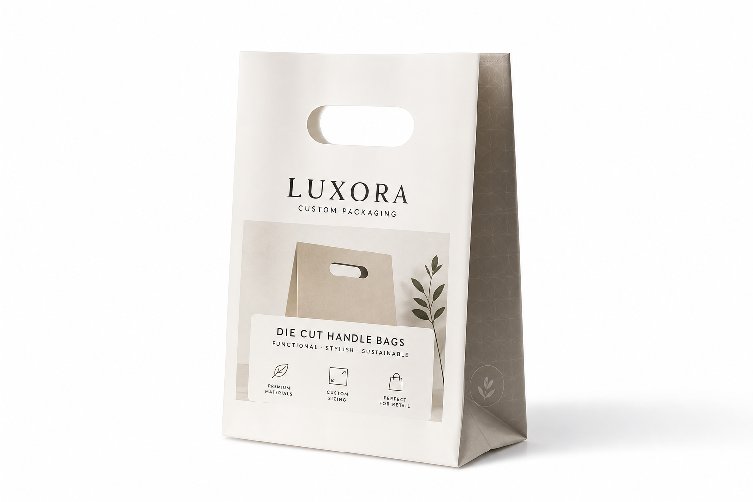 Custom Die Cut Handle Bags: Materials, Cost, and Use