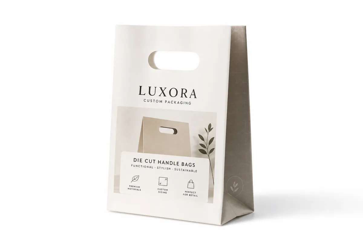 Custom Die Cut Handle Bags: Materials, Cost, and Use