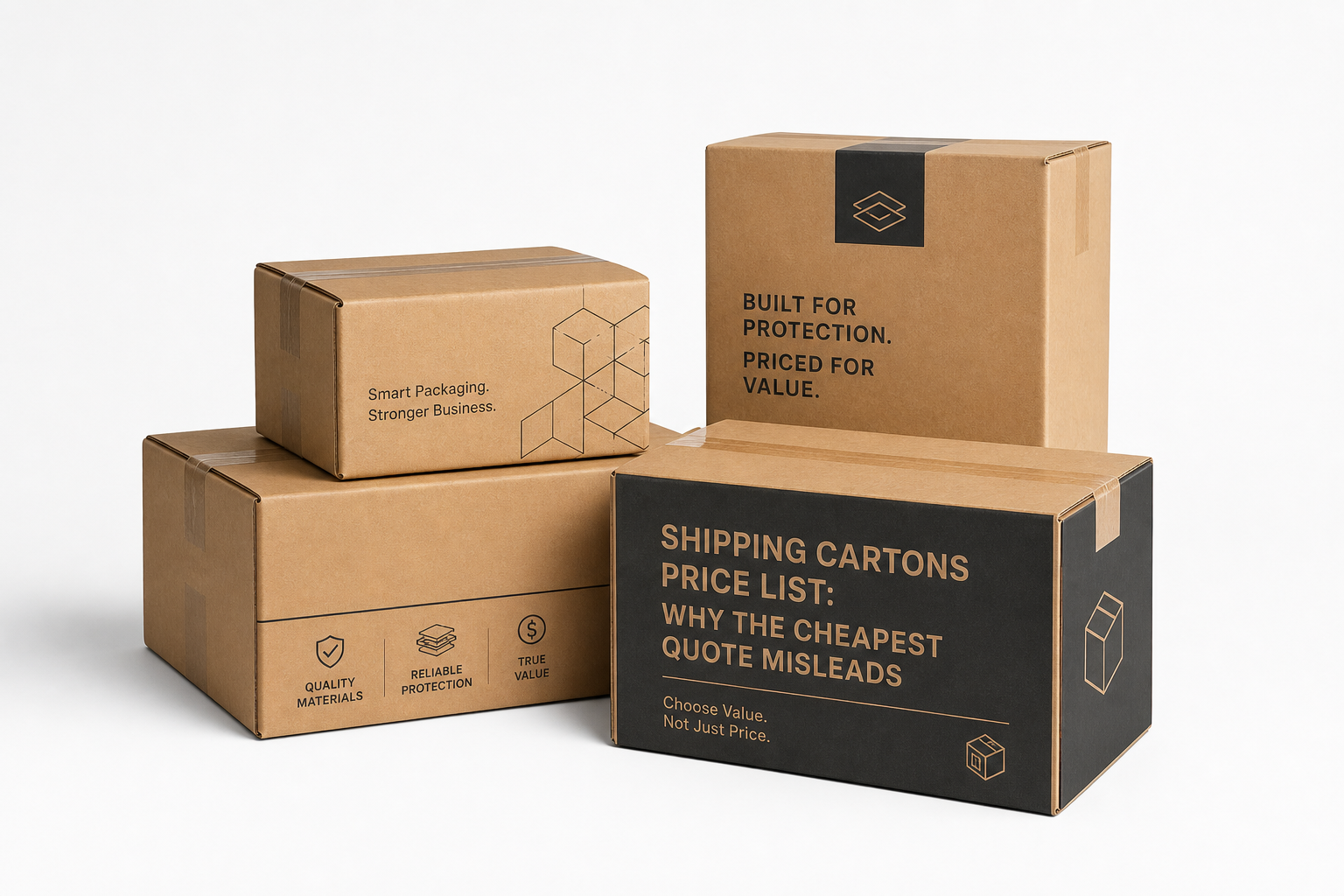 Shipping Cartons Price List: Prices, MOQ, and Specs