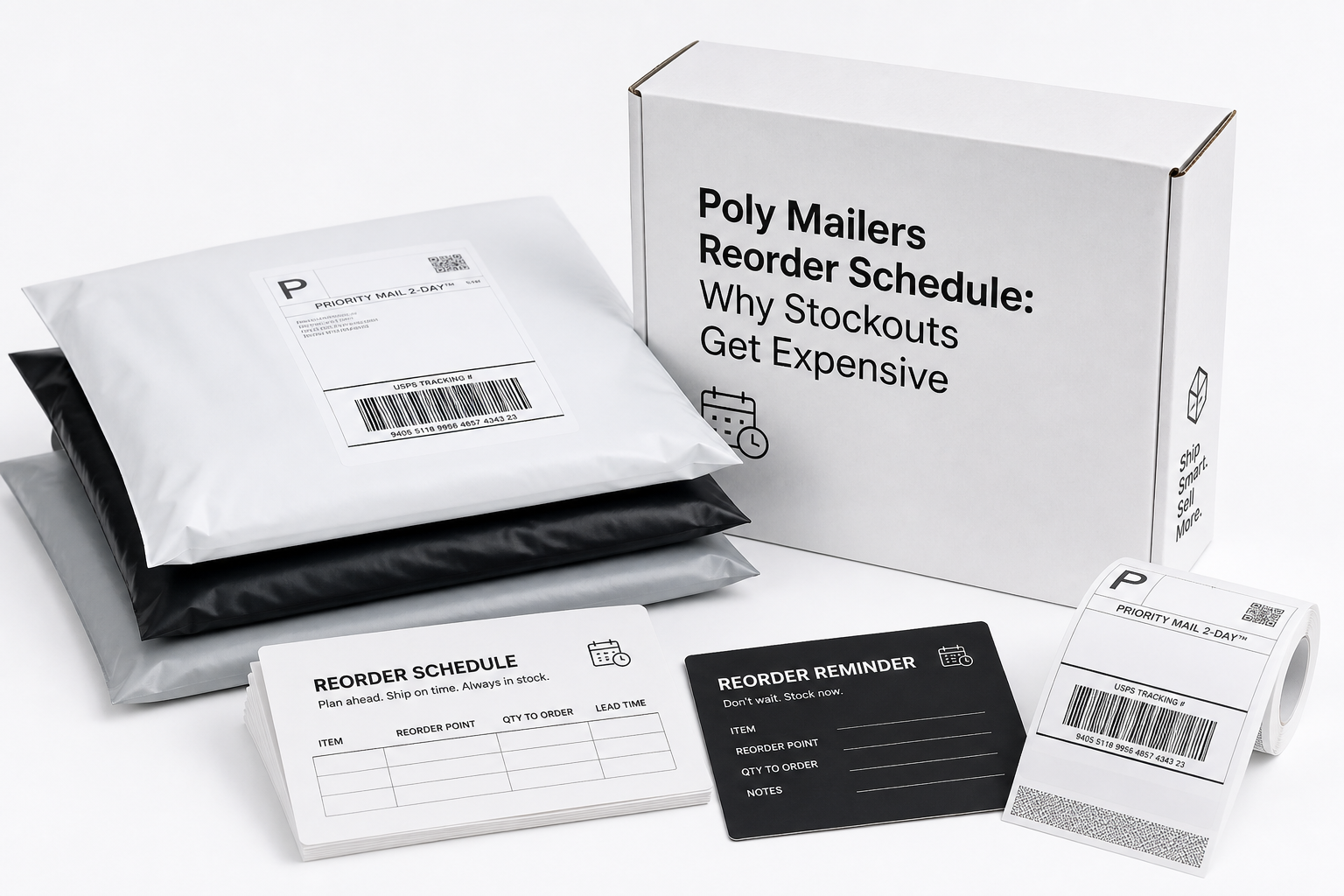Poly Mailers Reorder Schedule: Plan Restocks Without Rush