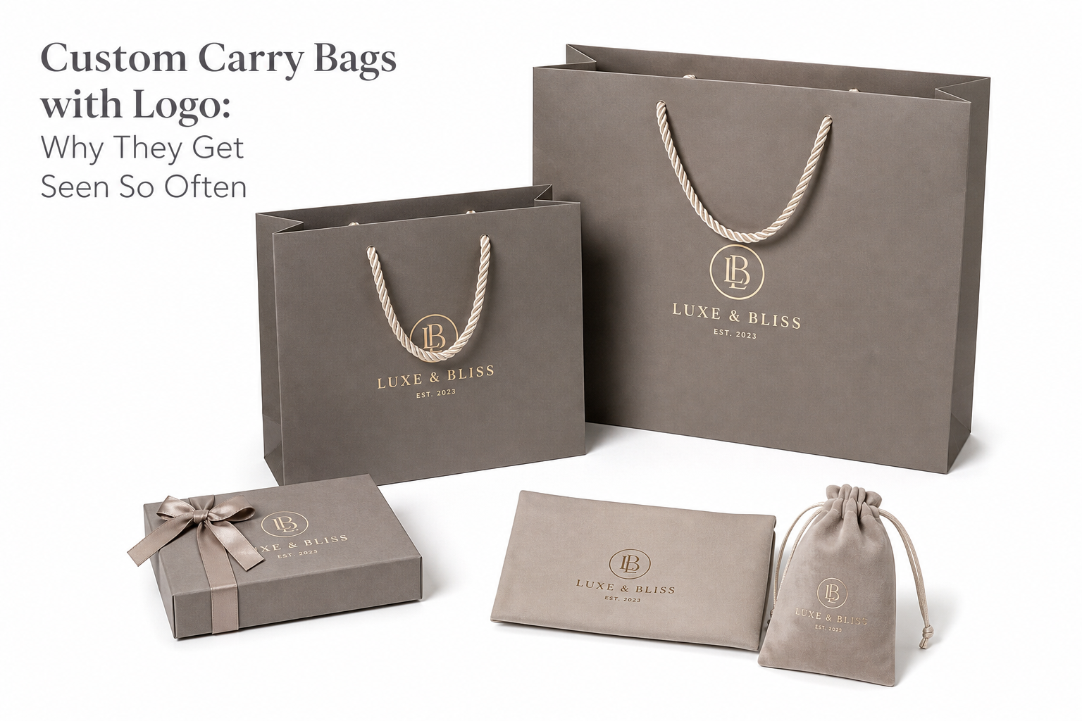 Custom Carry Bags with Logo: Branding That Travels Well