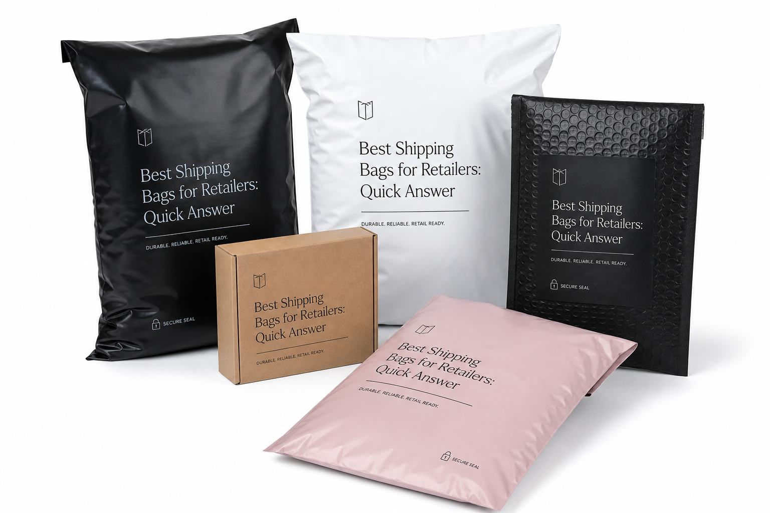 Shipping Bags for Retailers Poly Mailer: Film, Closure, Print, and Fulfillment
