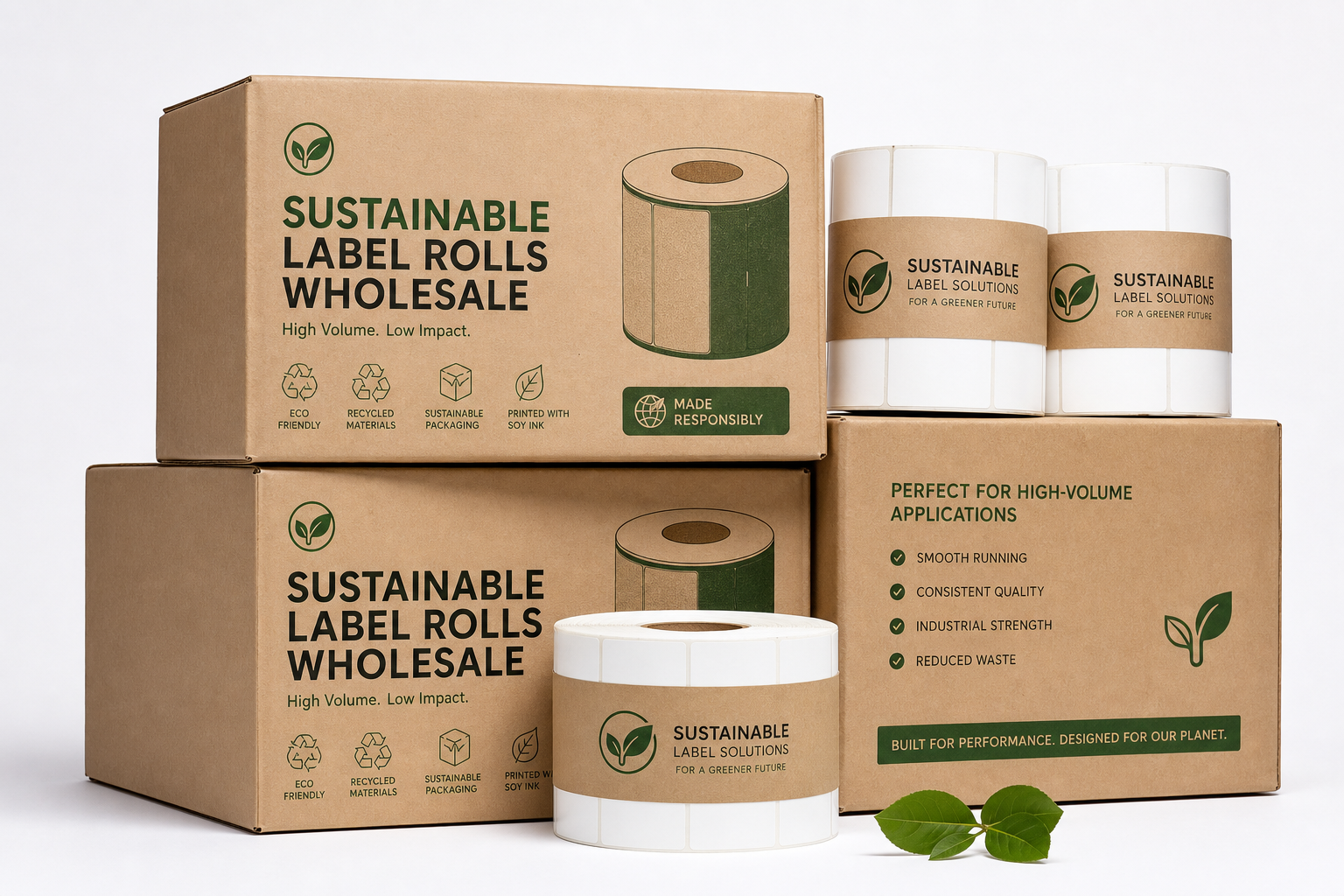 Sustainable Label Rolls Wholesale for Packaging Buyers