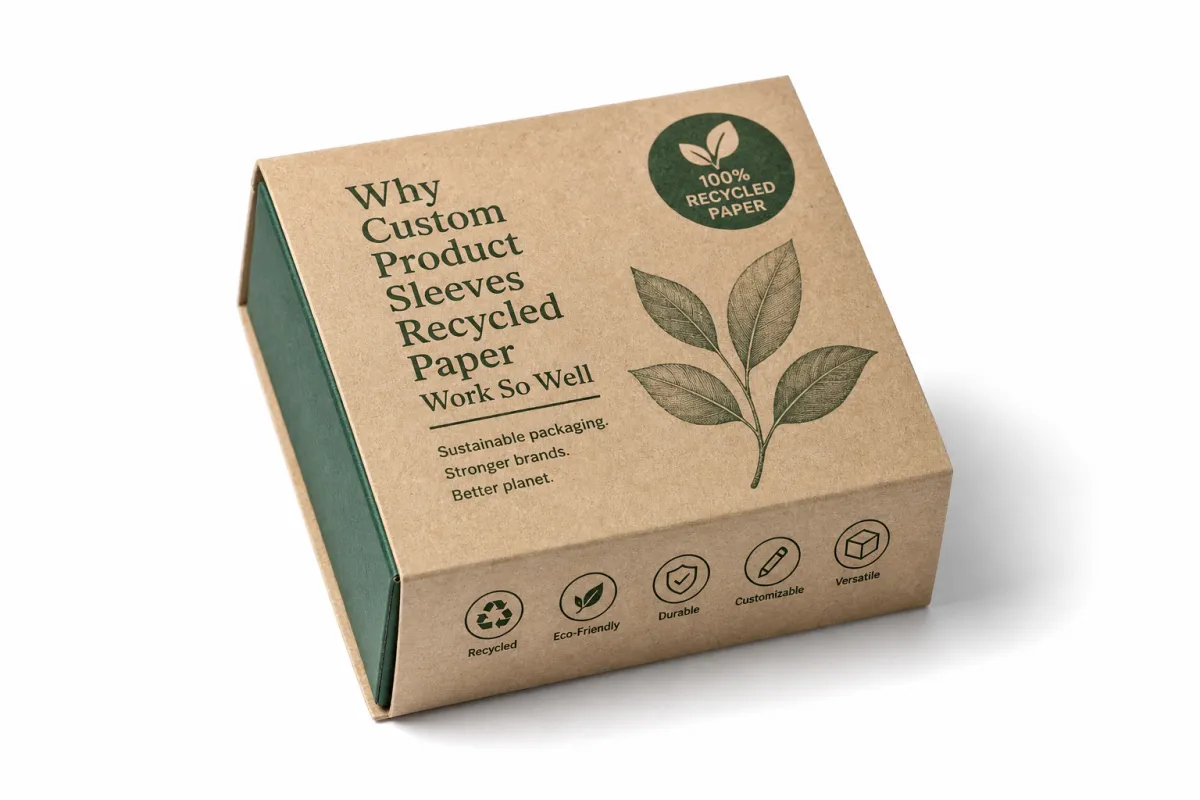 Custom Product Sleeves from Recycled Paper Packaging