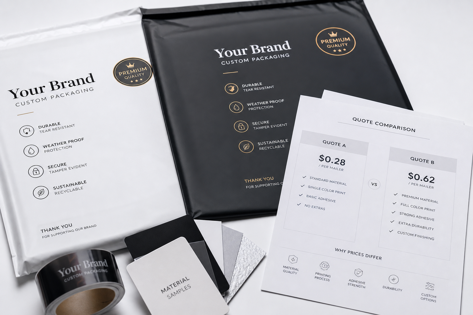 Premium Poly Mailers Pricing: What Really Drives Cost