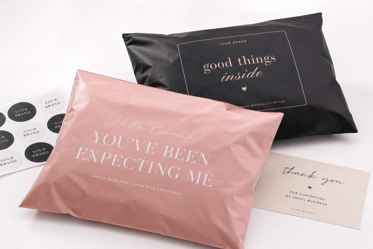 Custom Poly Mailers for Influencers Branding: Film, Closure, Print, and Fulfillment