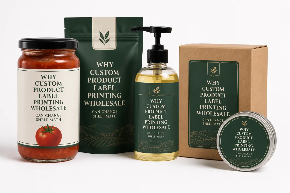 Custom Product Label Printing Wholesale: Specs & Pricing