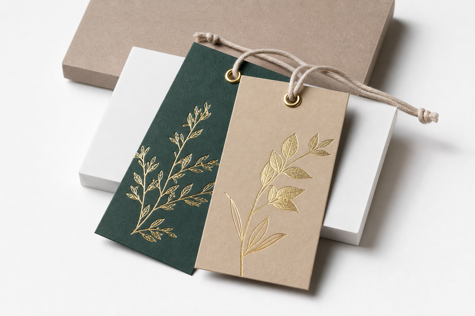 Foil Stamped Hang Tags Cost: Material, Adhesive, Artwork, and MOQ
