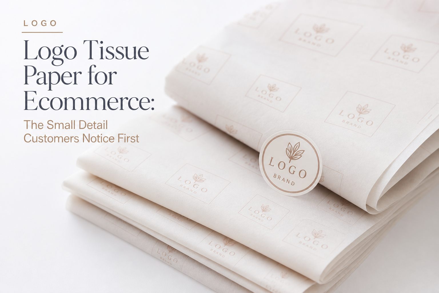 Logo Tissue Paper for Ecommerce: Material, Print, Proofing, and Reorder Risk