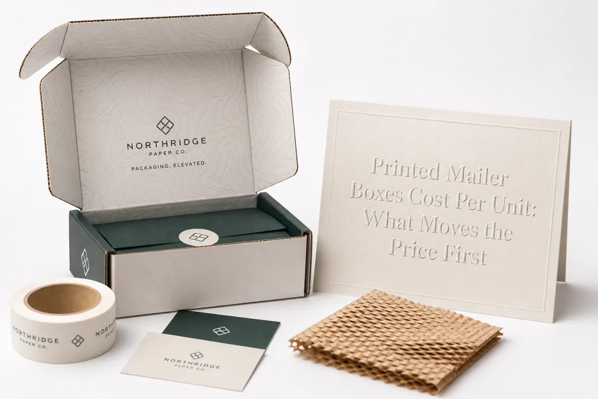 Printed Mailer Boxes Cost Per Unit: Pricing Breakdown