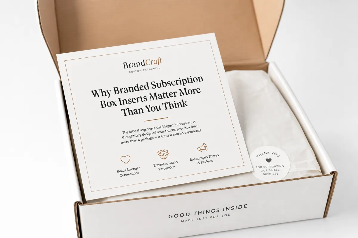 Branded Subscription Box Inserts