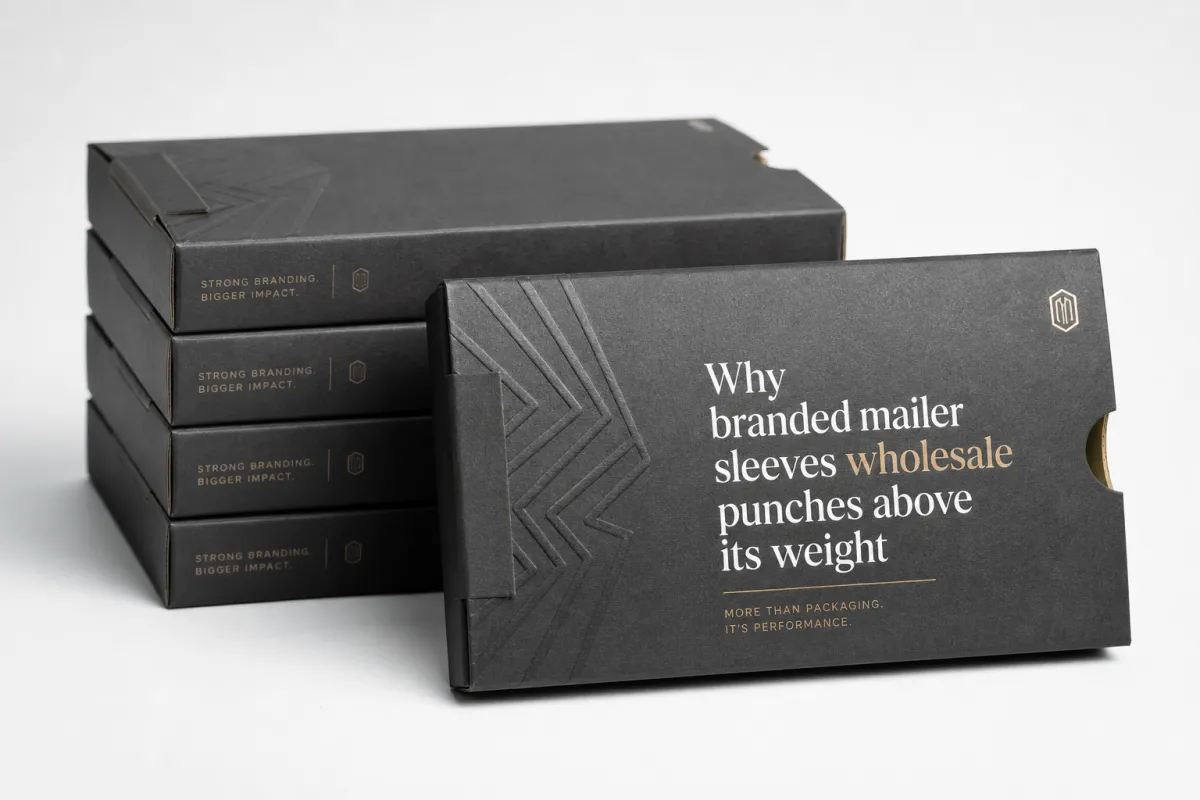 Branded Mailer Sleeves Wholesale: Specs, Pricing, Process