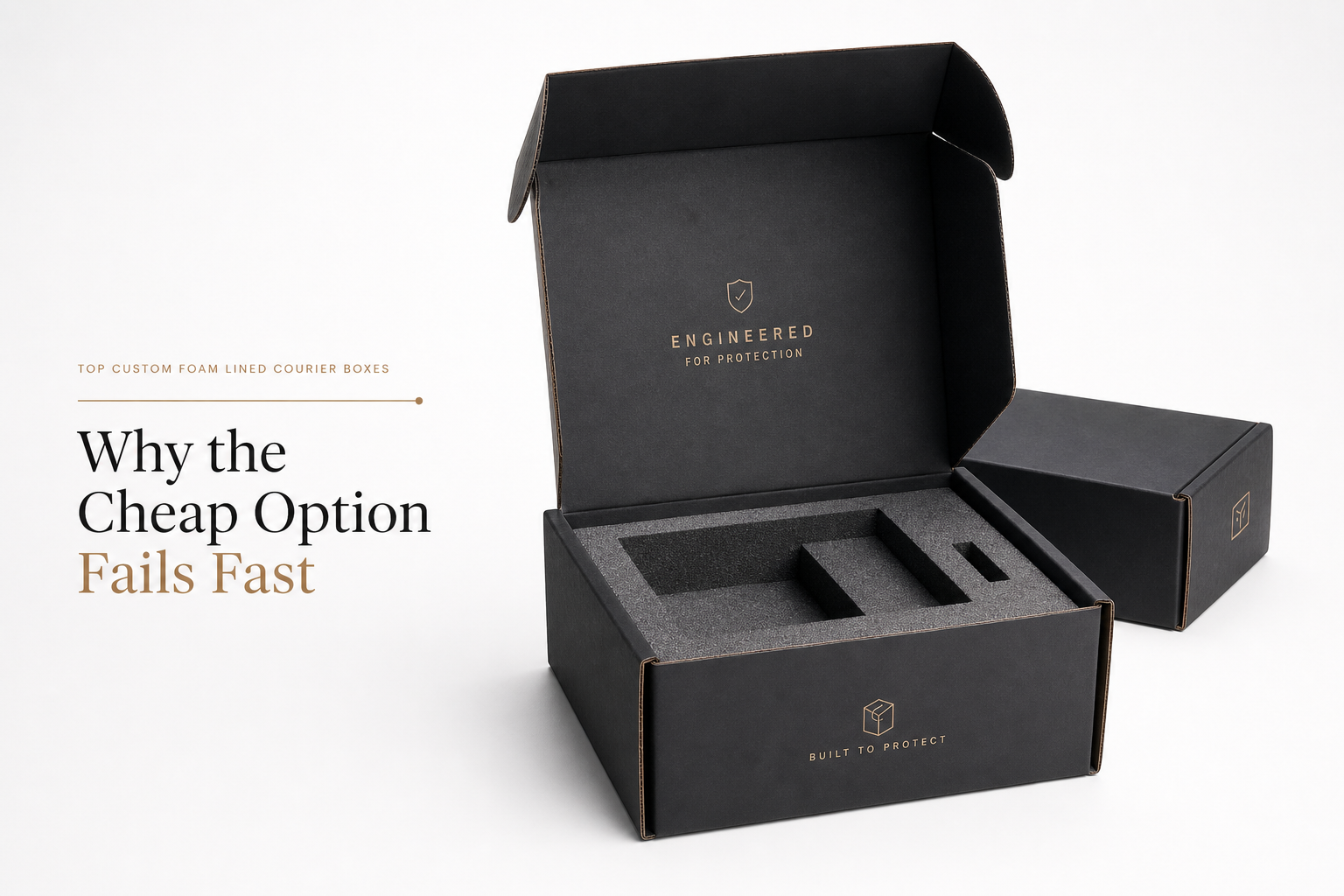 Custom Foam Lined Courier Boxes Reviewed Buyer Review: Dieline, Finish, Proof, and Buyer Review