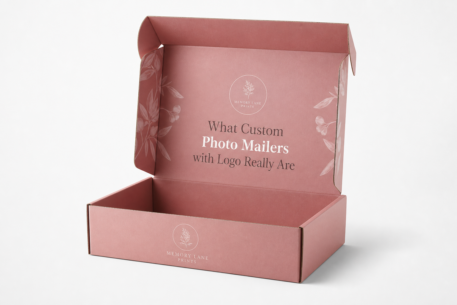 Custom Photo Mailers with Logo: Film, Print, MOQ, and Carton Packing