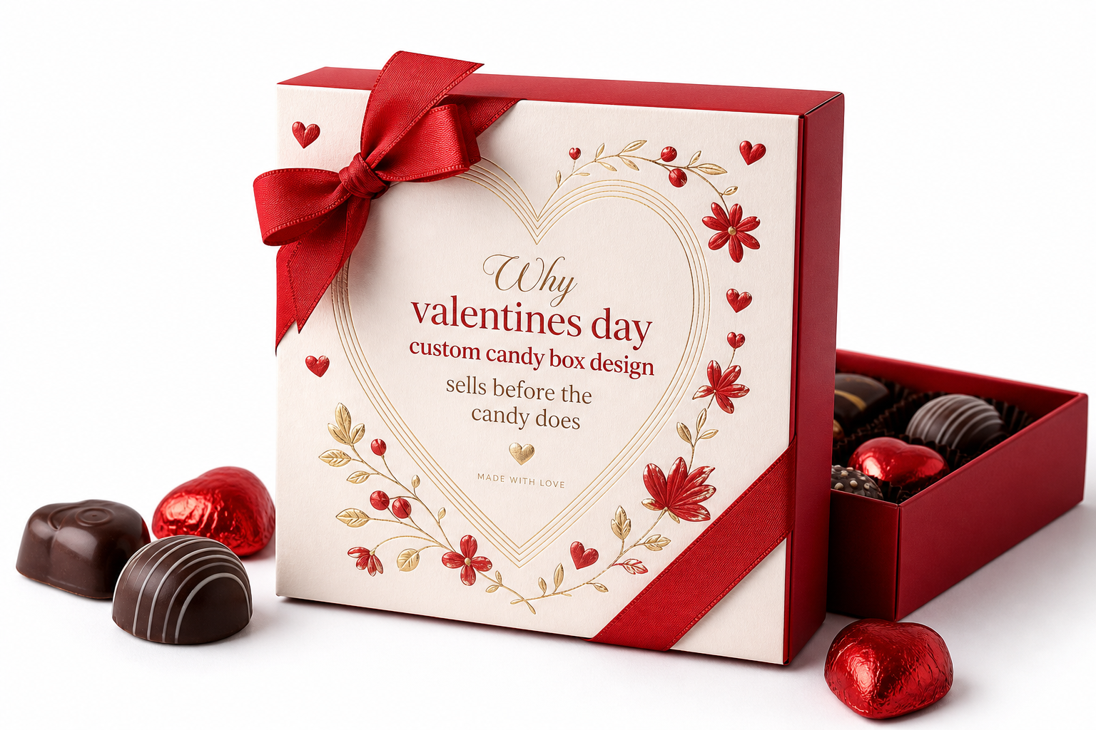 Valentines Day Custom Candy Box Design: Structure, Print Proof, Packing, and Reorder Risk