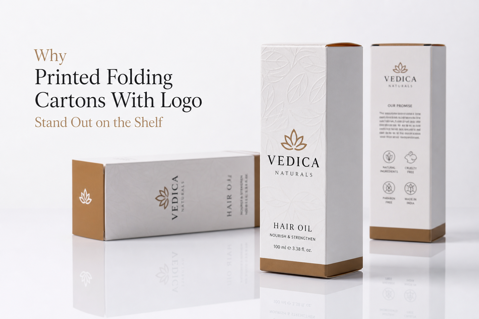 Printed Folding Cartons with Logo: Board, Finish, Dieline, and Unit Cost