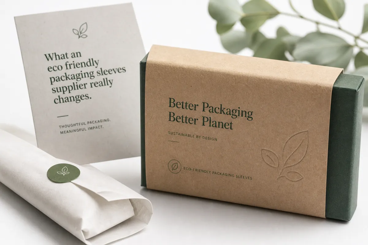Eco Friendly Packaging Sleeves Supplier
