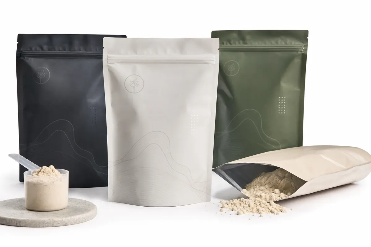Custom Supplement Pouches Supplier