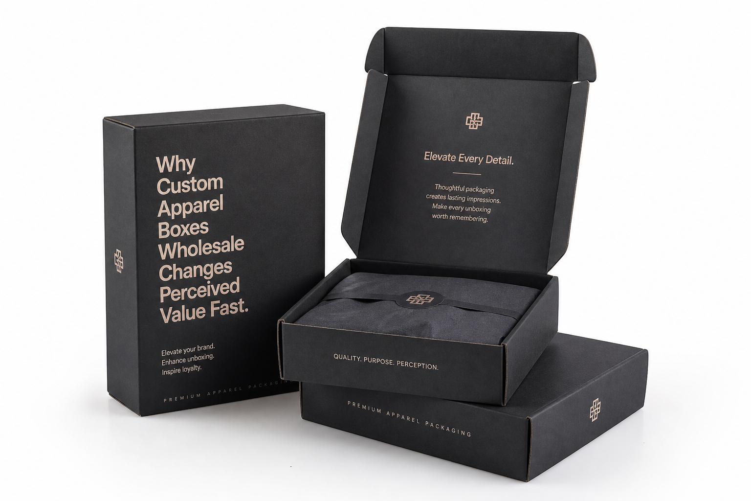 Custom Apparel Boxes Wholesale for Stronger Branding