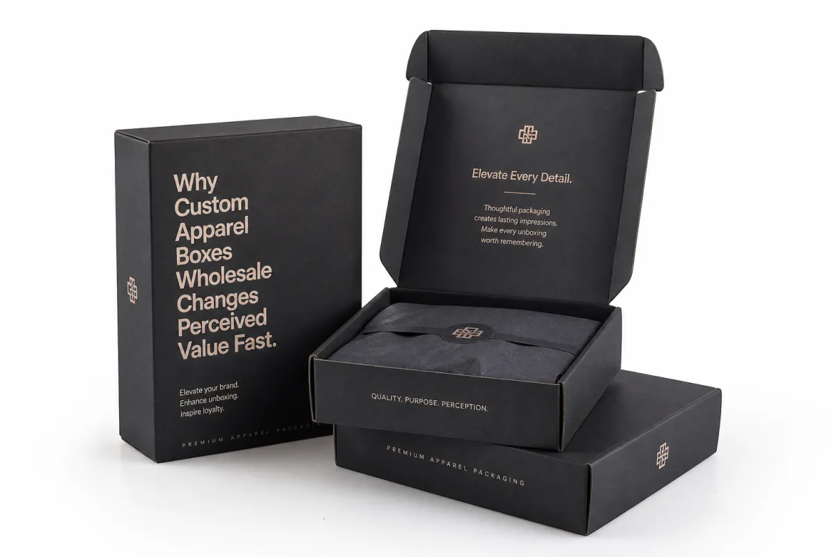 Custom Apparel Boxes Wholesale for Stronger Branding