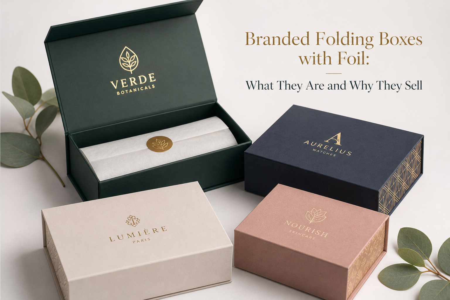 Branded Folding Boxes with Foil: Design, Cost, and Fit