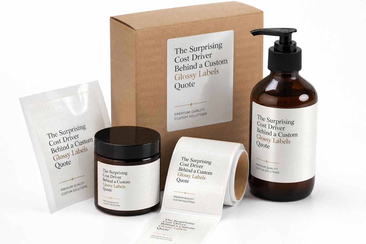 Custom Glossy Labels Quote: Pricing, Specs, and Lead Times