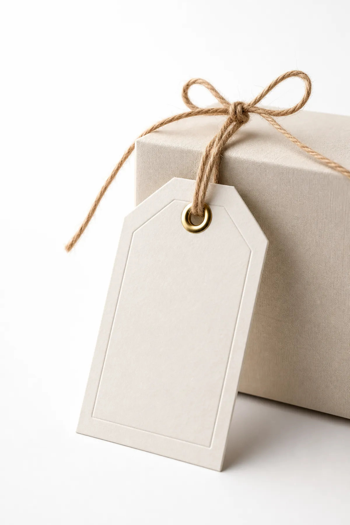 Custom Hang Tags with String: Material, Adhesive, Artwork