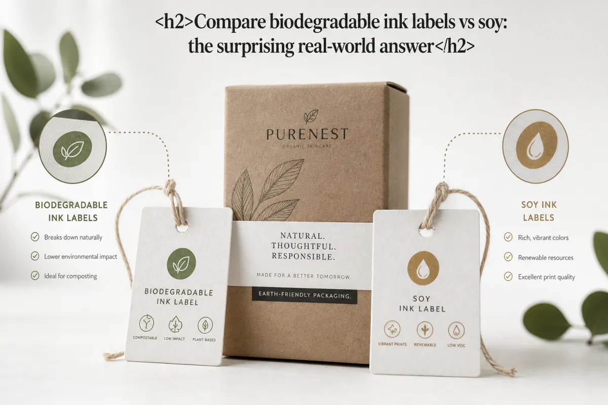 Compare Biodegradable Ink Labels vs Soy: Quote Brief