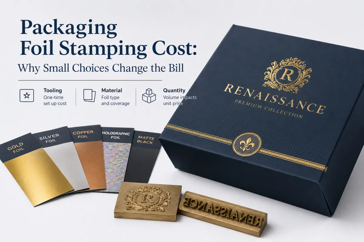 Packaging Foil Stamping Cost: Pricing, MOQ, and Value