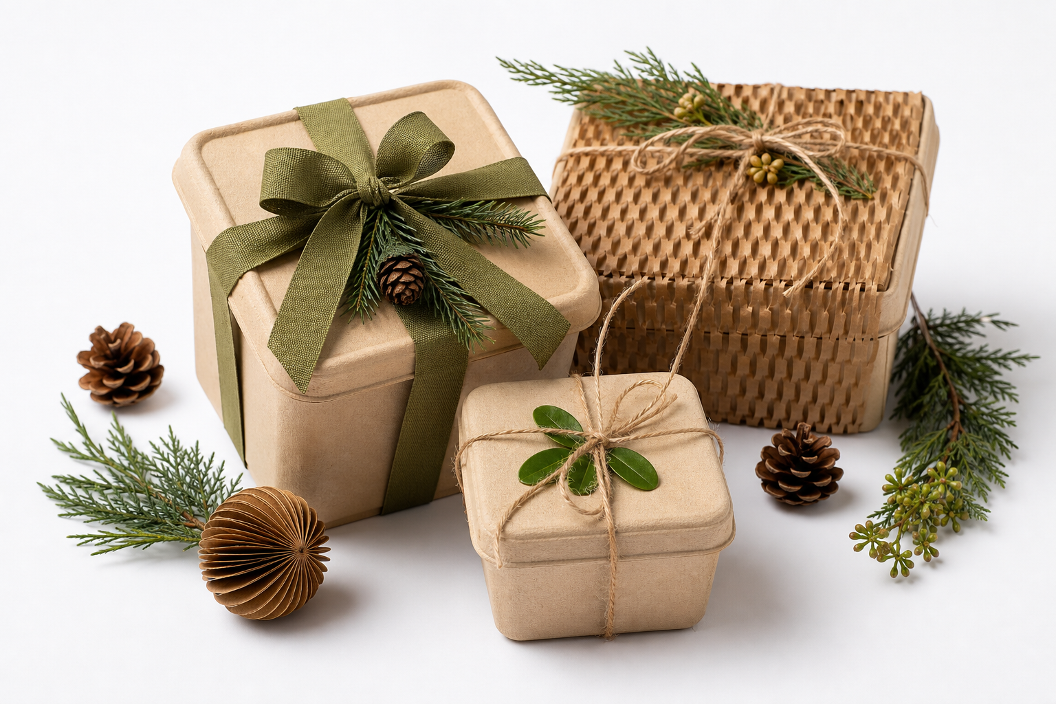 The to Compostable Holiday Gift Boxes: Board, Finish, Dieline, and Unit Cost