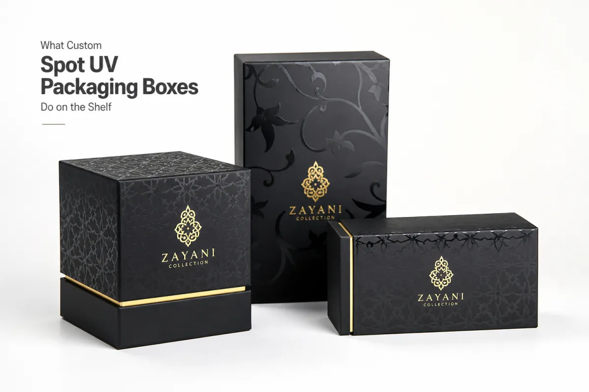 Custom Spot UV Packaging Boxes: Design, Cost & Process
