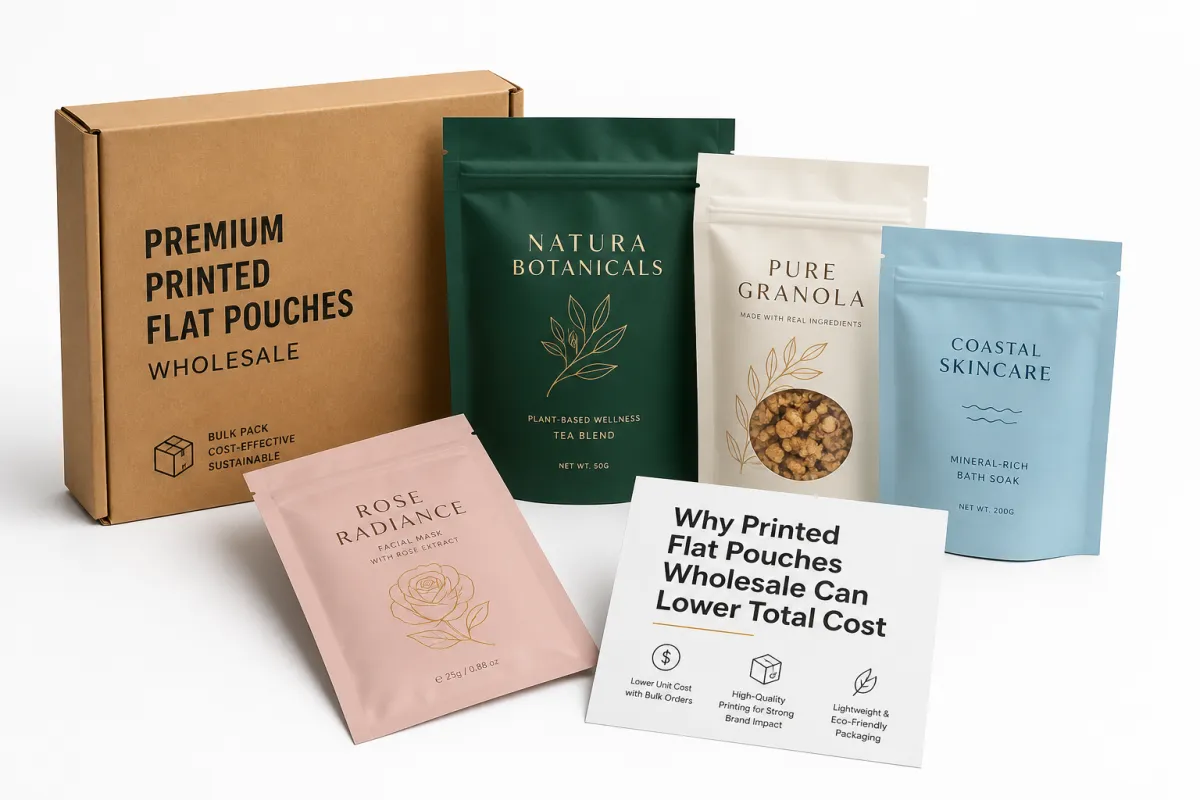 Printed Flat Pouches Wholesale: Specs, Pricing, Lead Time