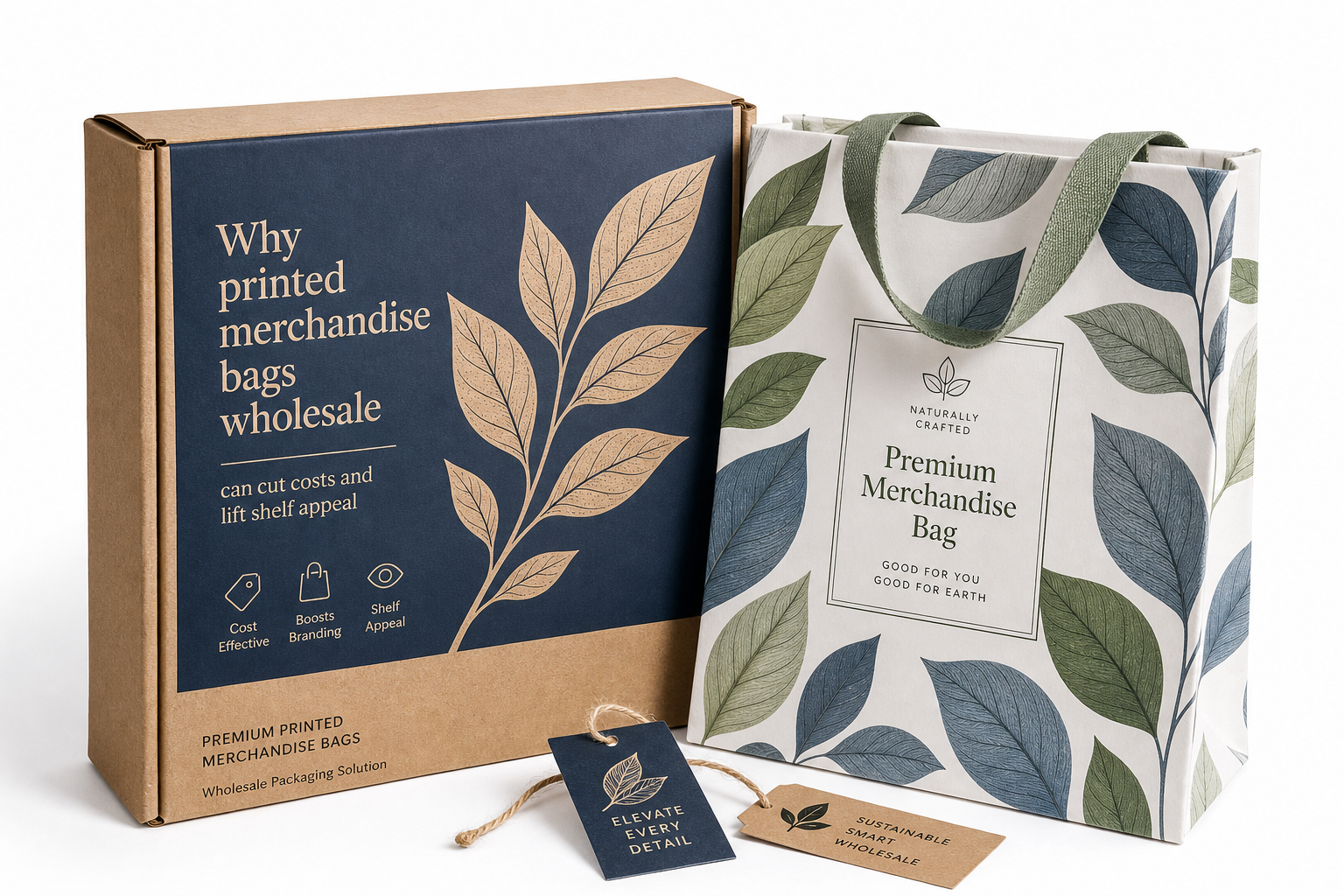 Printed Merchandise Bags Wholesale for Brands: Film, Print, MOQ, and Carton Packing