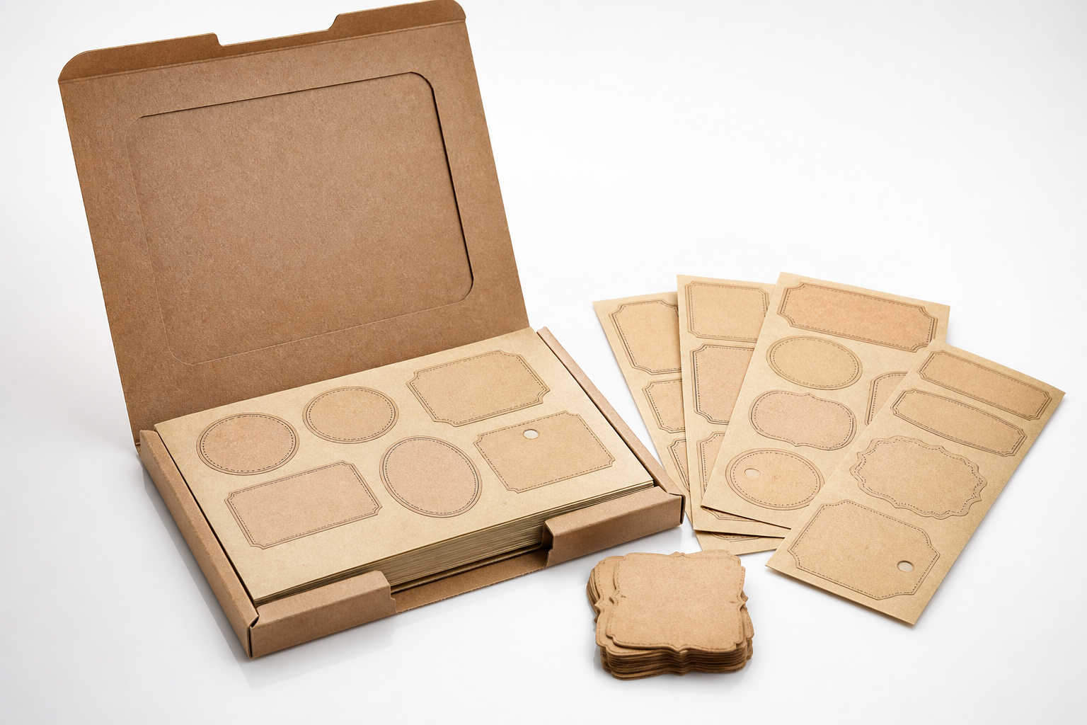 Custom Kraft Paper Labels Wholesale: Pricing & Specs
