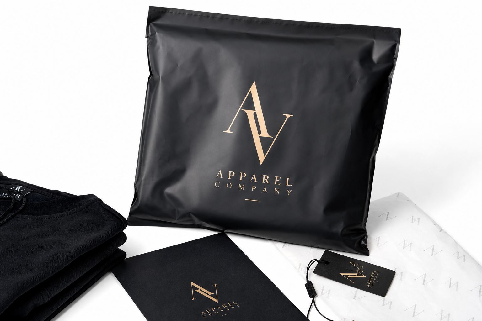 Logo Poly Mailers for Apparel Brands: Film, Print, MOQ, and Carton Packing