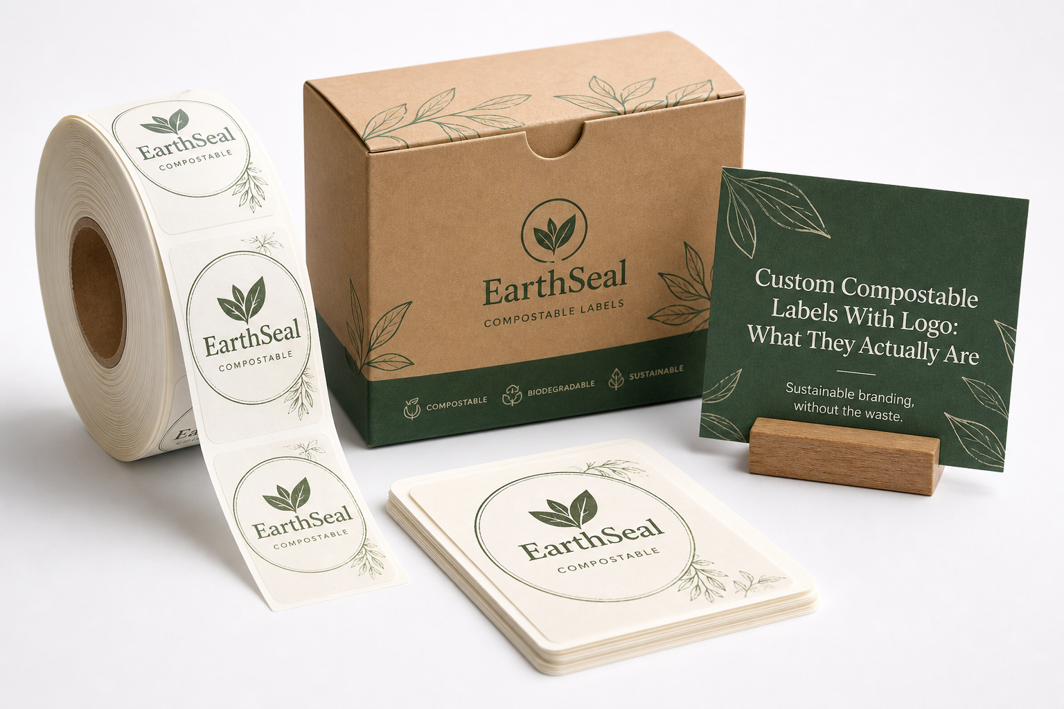 Custom Compostable Labels With Logo: What Matters Most