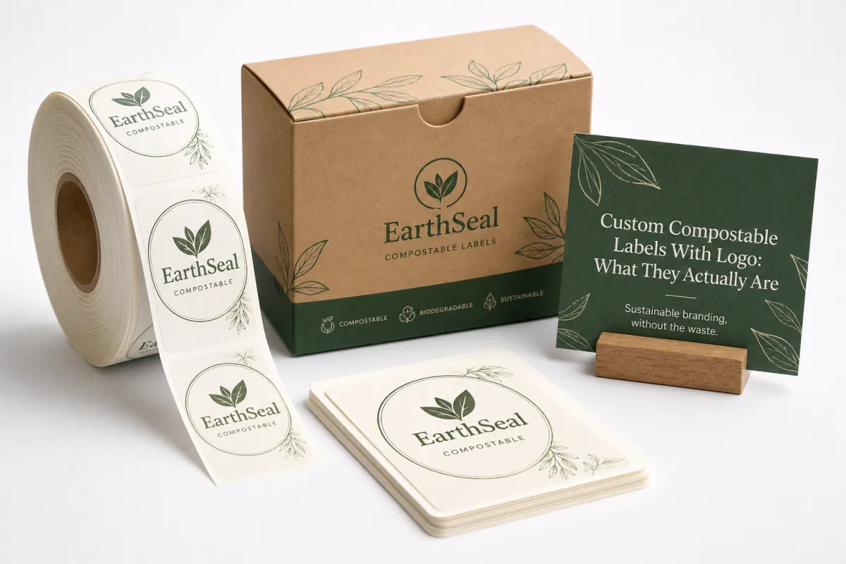 Custom Compostable Labels With Logo: What Matters Most