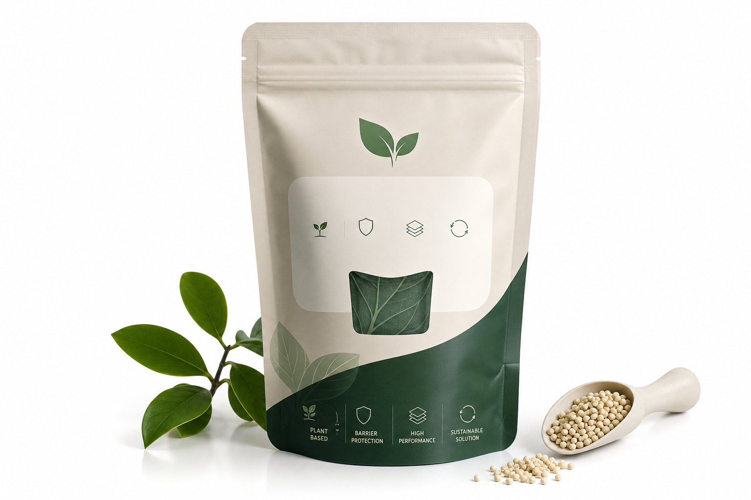 Plant Based Barrier Pouches Supplier: Film, Print, MOQ, and Carton Packing