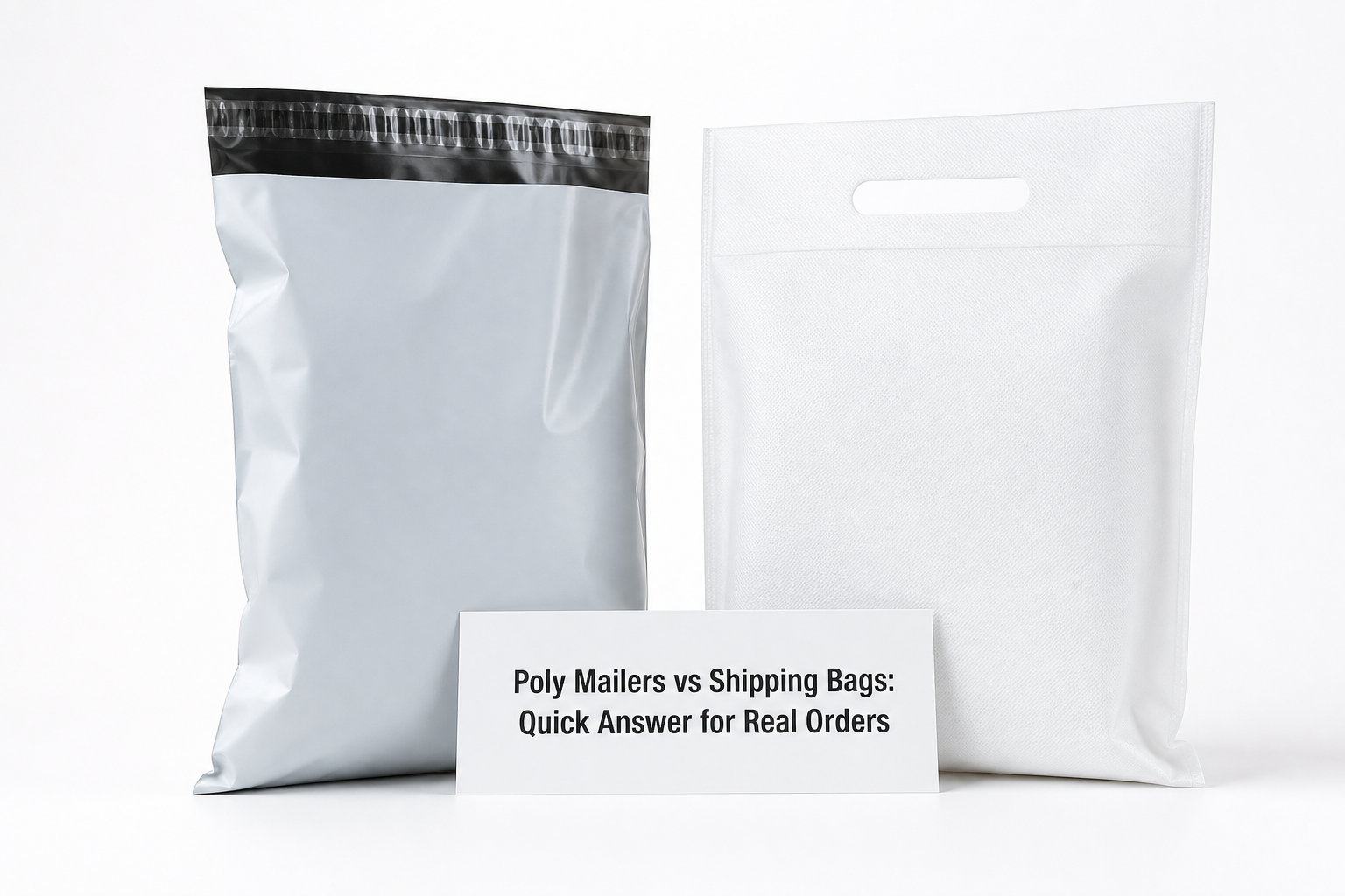 Poly Mailers vs Shipping Bags: Film, Print, MOQ, and Carton Packing