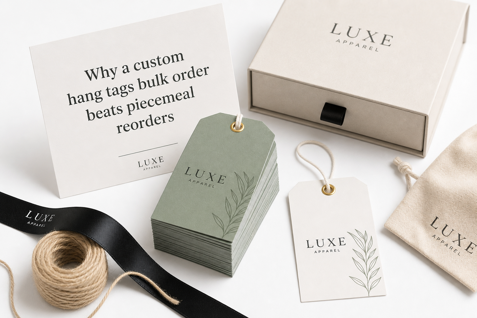 Custom Hang Tags Bulk Order: Specs, Pricing, and Lead Times